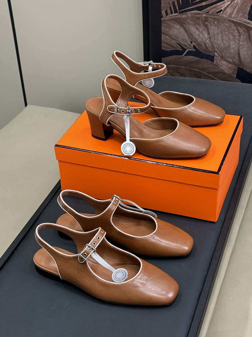 Hermes H251148Zv1W380 Women Kleo slingback H33662
