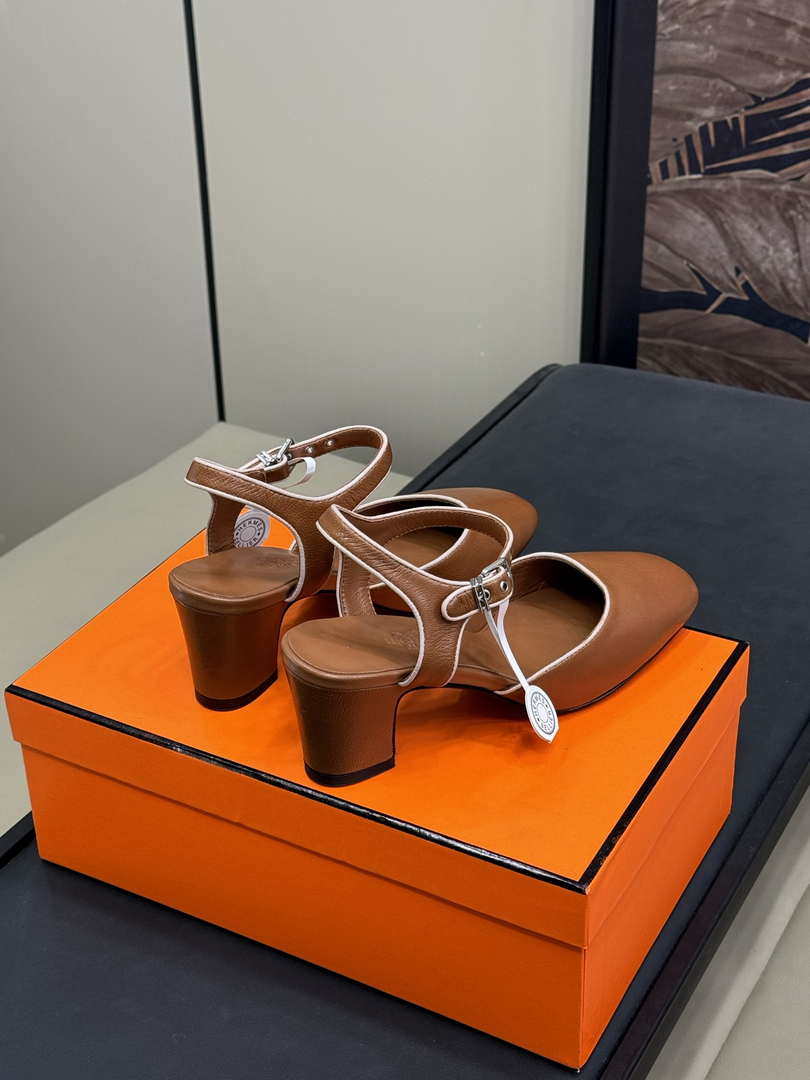 Hermes H251148Zv1W380 Women Kleo slingback H33662
