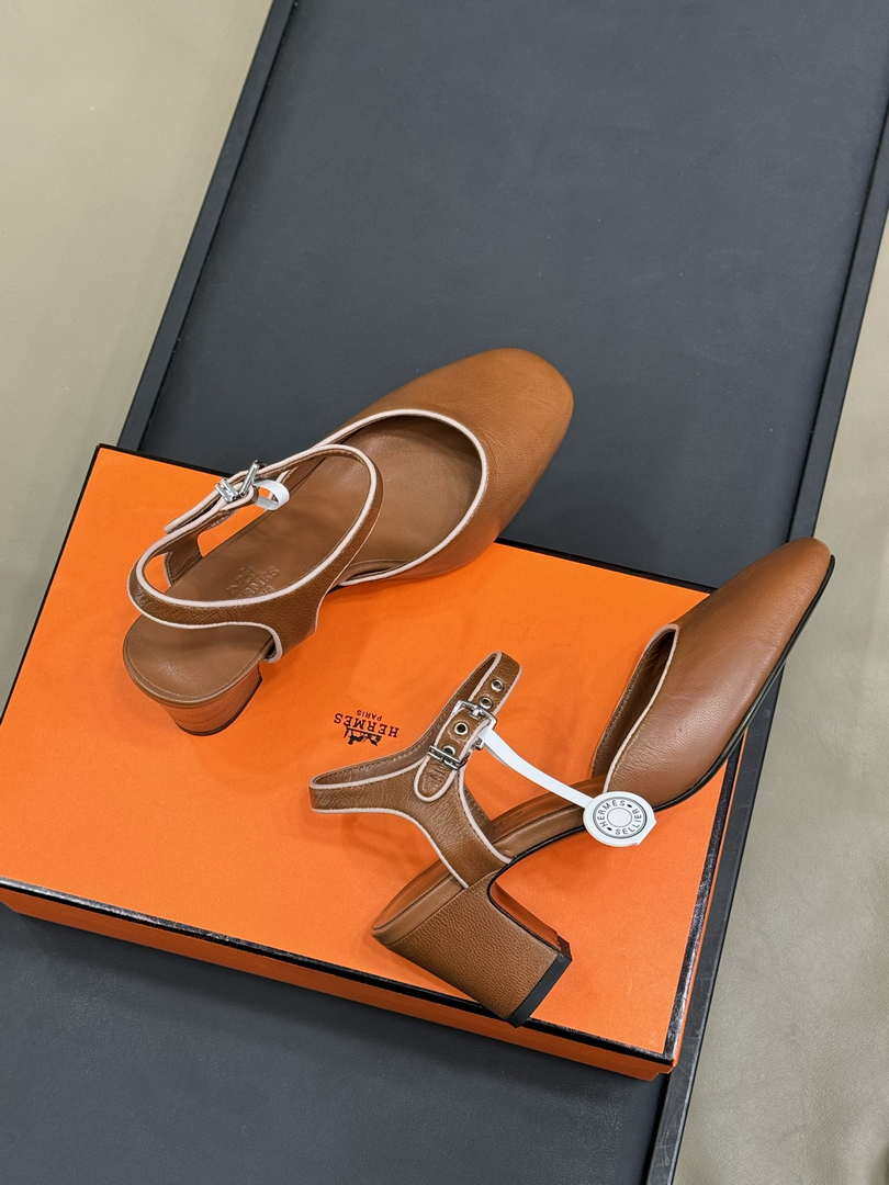 Hermes H251148Zv1W380 Women Kleo slingback H33662