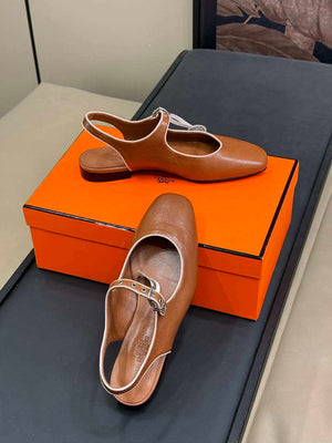 Hermes H251148Zv1W380 Women Kleo slingback H33662 - Euro 35=US 4 / 10 mm - View 7
