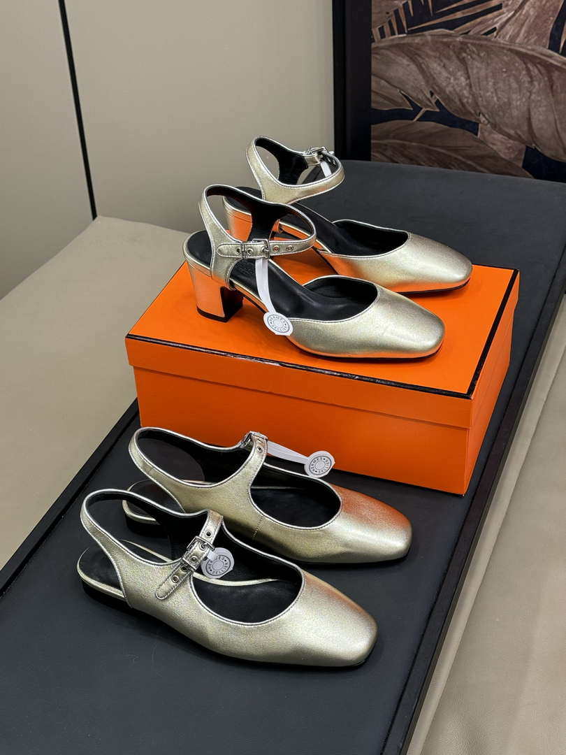 Hermes H251148Zv1W380 Women Kleo slingback H33663