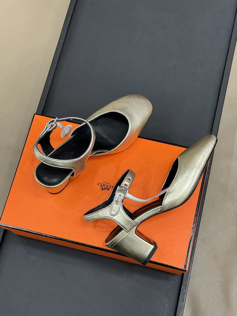 Hermes H251148Zv1W380 Women Kleo slingback H33663