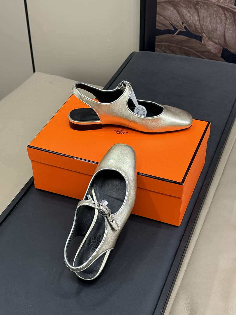Hermes H251148Zv1W380 Women Kleo slingback H33663