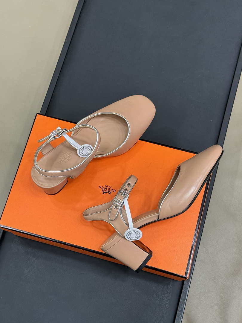 Hermes H251148Zv1W380 Women Kleo slingback H33664