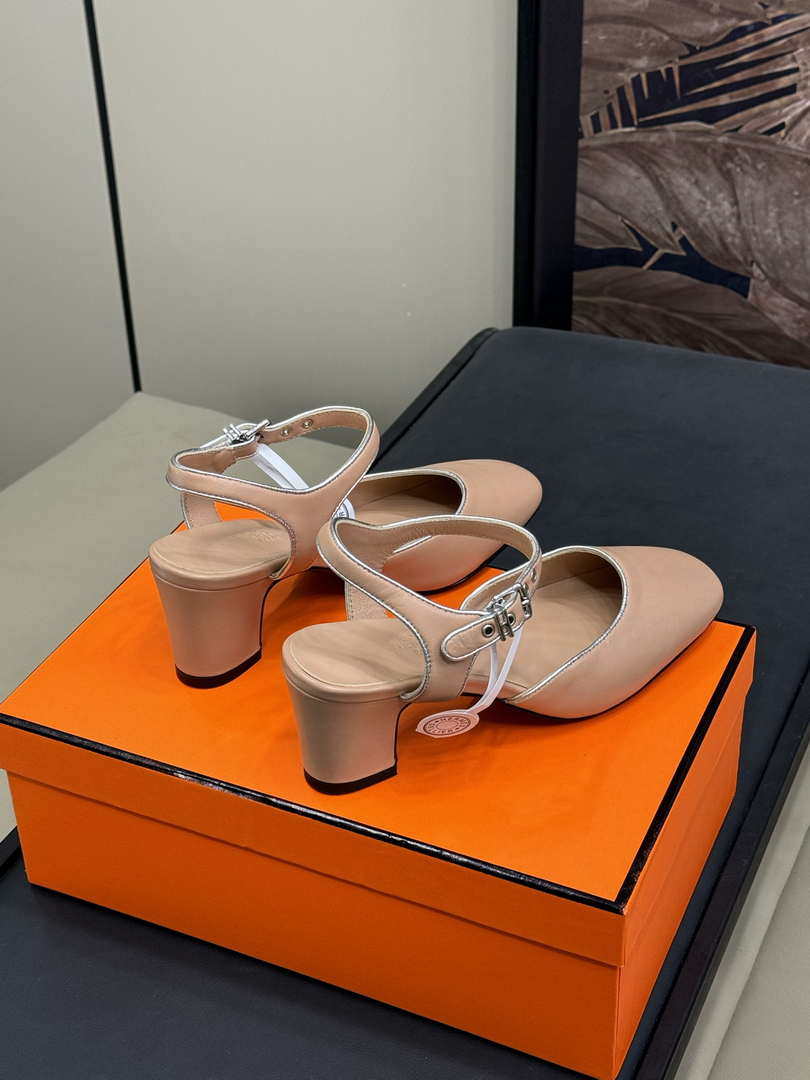 Hermes H251148Zv1W380 Women Kleo slingback H33664