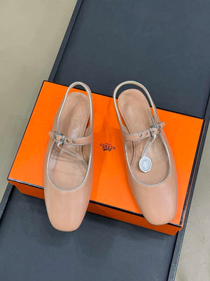 Hermes H251148Zv1W380 Women Kleo slingback H33664 - 10 mm / Euro 35=US 4 - View 5