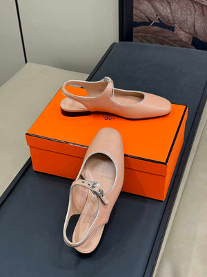 Hermes H251148Zv1W380 Women Kleo slingback H33664 - 10 mm / Euro 35=US 4 - View 7