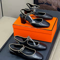 Hermes H251148Zv1W380 Women Kleo slingback H33665 - 10 mm / Euro 35=US 4 - View 1