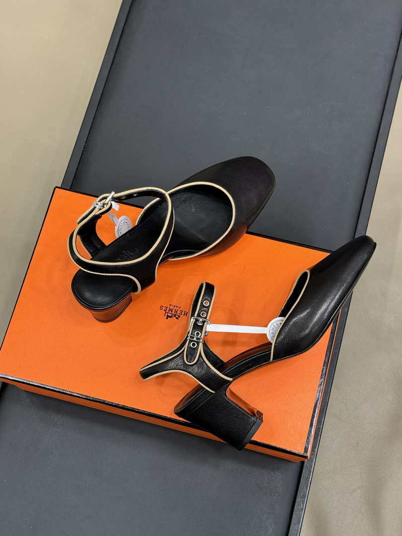 Hermes H251148Zv1W380 Women Kleo slingback H33665