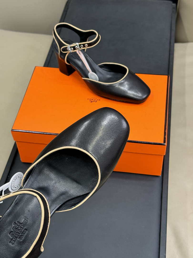 Hermes H251148Zv1W380 Women Kleo slingback H33665