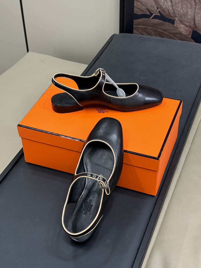 Hermes H251148Zv1W380 Women Kleo slingback H33665
