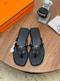 Hermes H261038ZvL1390 Miss sandal Black