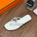 Hermes H261038ZvL1390 Miss sandal White - Euro 34=US 3 - View 1