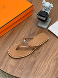 Hermes H261038ZvL1390 Miss sandal Brown