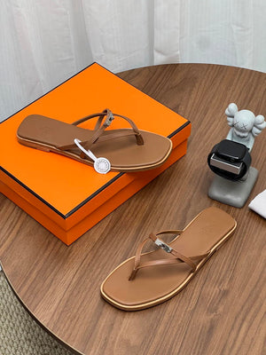 Hermes H261038ZvL1390 Miss sandal Brown - Euro 34=US 3 - View 8