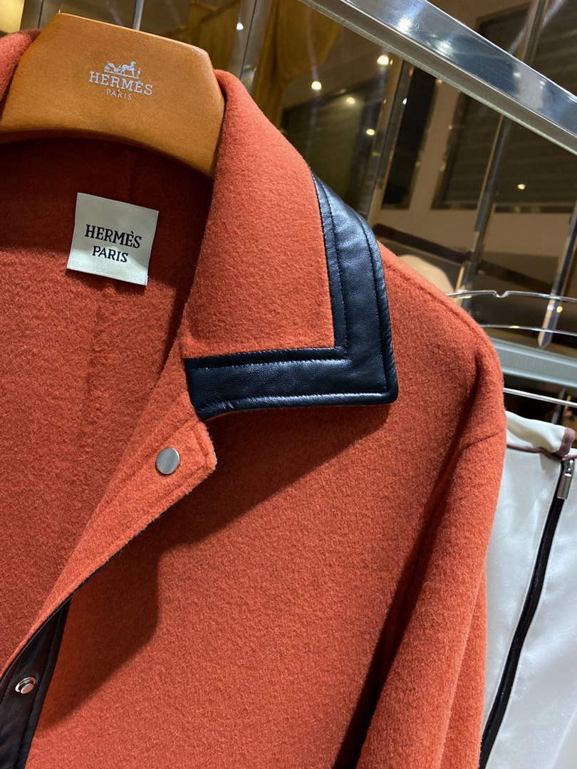 Hermes H2H0129DA0234 Women's Fashion Clothing Coat H33270