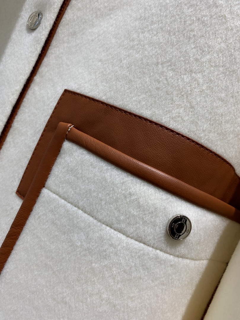 Hermes H2H0129DA0234 Women's Fashion Clothing Coat H33271