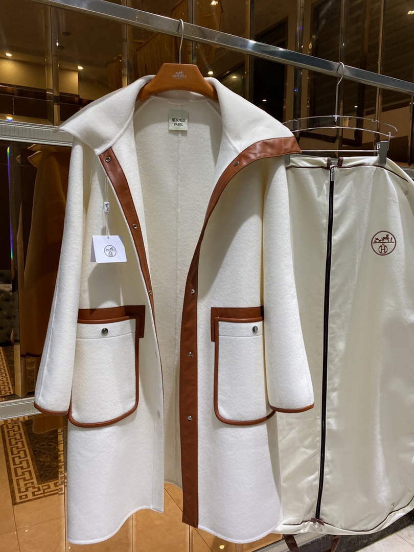 Hermes H2H0129DA0234 Women's Fashion Clothing Coat H33271