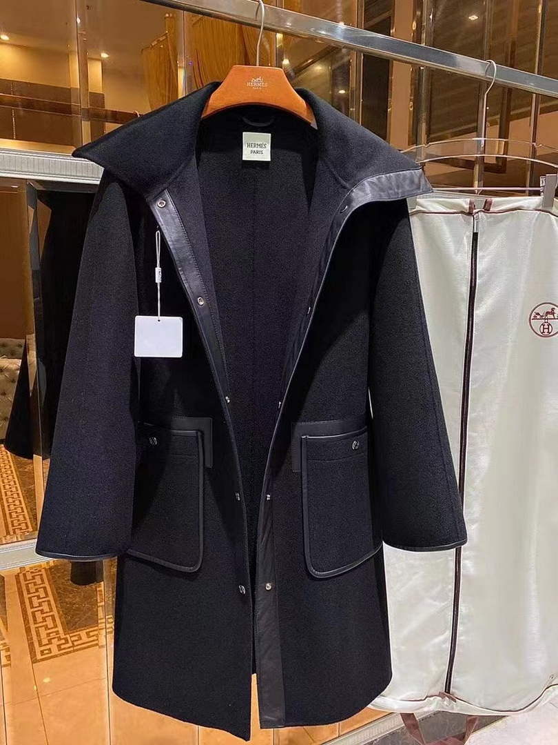 Hermes H2H0129DA0234 Women's Fashion Clothing Coat H33272