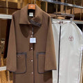 Hermes H2H0129DA0234 Women's Fashion Clothing Coat H33273 - S - View 1