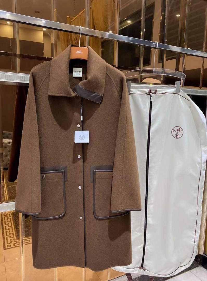 Hermes H2H0129DA0234 Women's Fashion Clothing Coat H33273