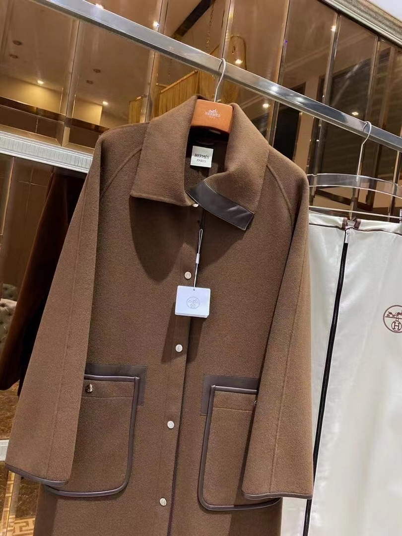 Hermes H2H0129DA0234 Women's Fashion Clothing Coat H33273