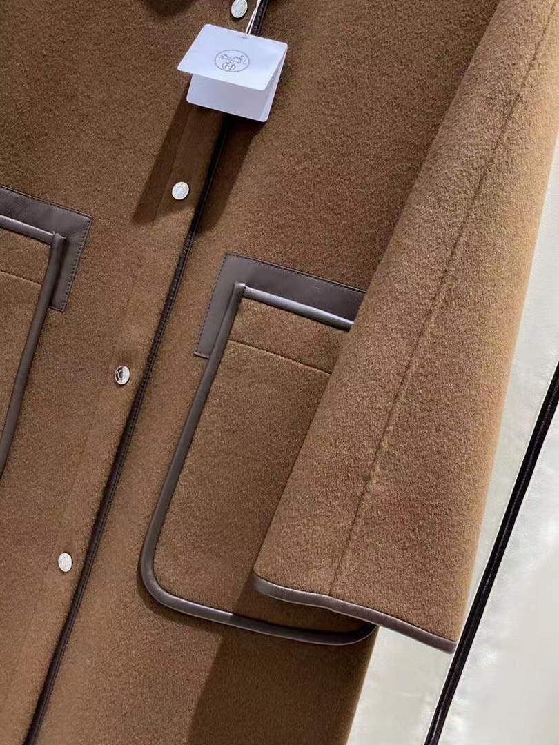Hermes H2H0129DA0234 Women's Fashion Clothing Coat H33273