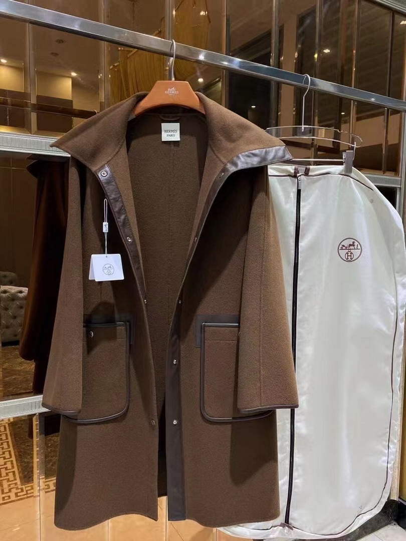 Hermes H2H0129DA0234 Women's Fashion Clothing Coat H33273