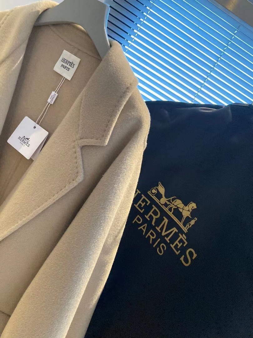 Hermes H2H0129DA0234 Women's Fashion Clothing Coat H33275