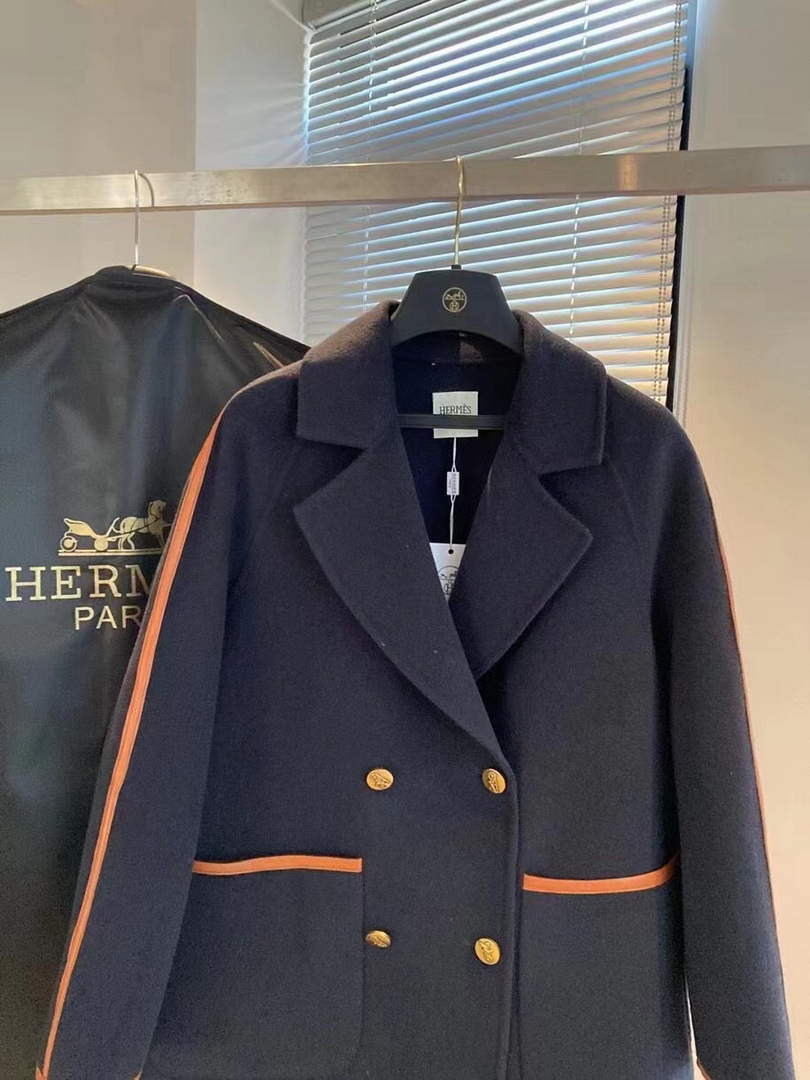 Hermes H2H0129DA0234 Women's Fashion Clothing Coat H33277