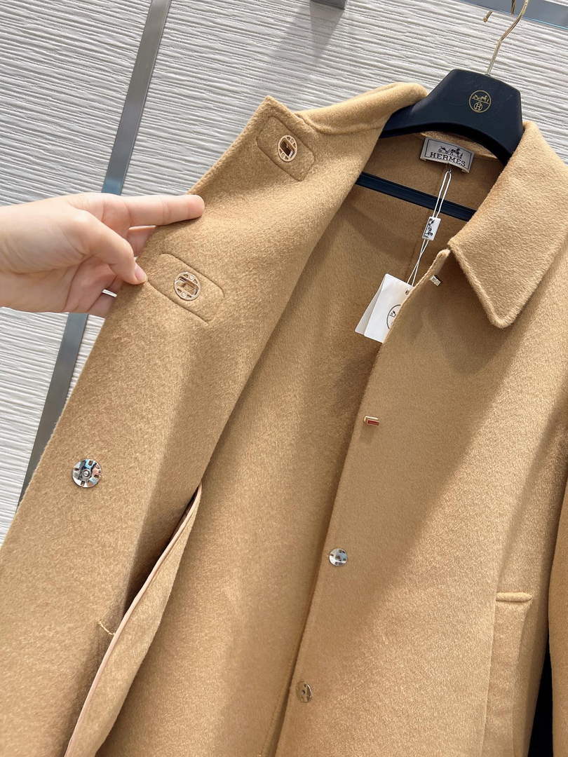 Hermes H2H0129DA0234 Women's Fashion Clothing Coat H33280