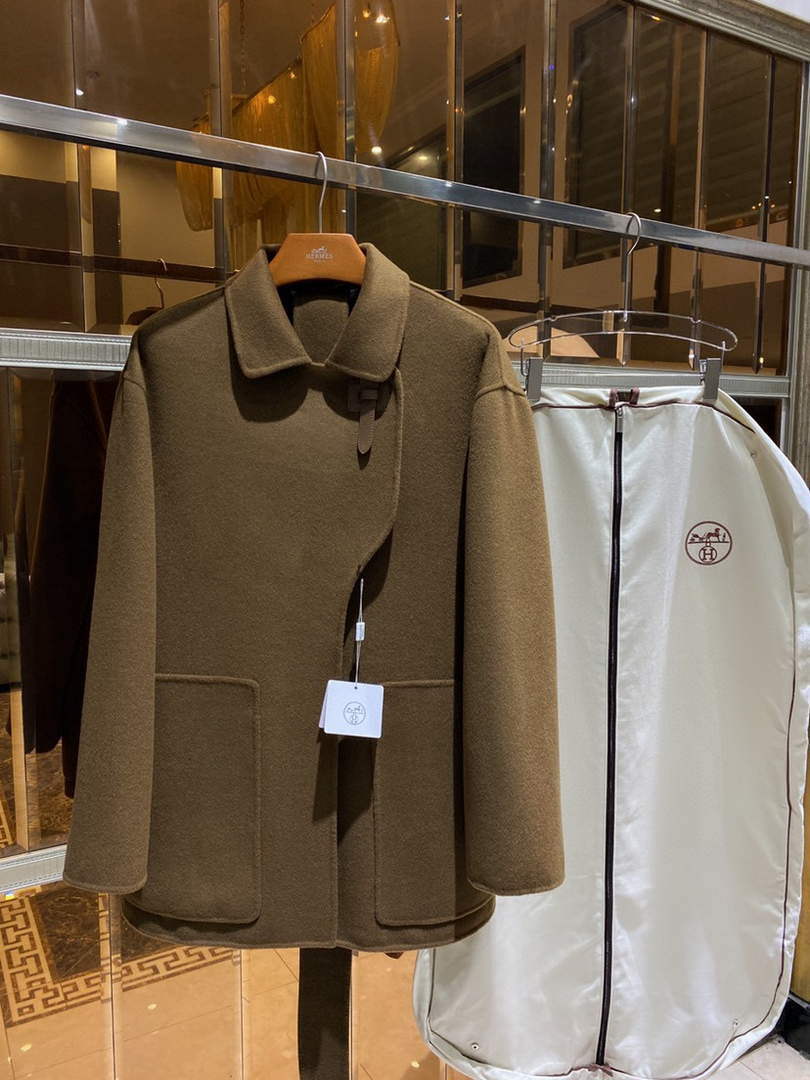 Hermes H2H0129DA0234 Women's Fashion Clothing Coat H33283
