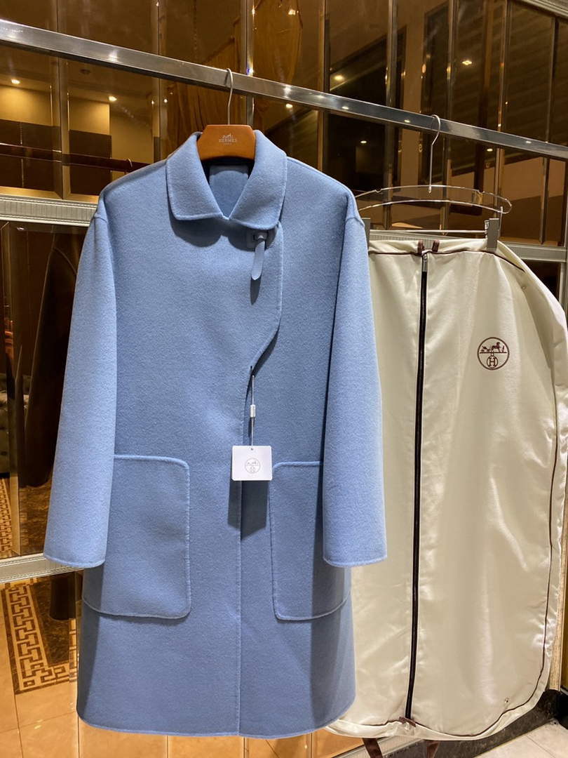 Hermes H2H0129DA0234 Women's Fashion Clothing Coat H33284