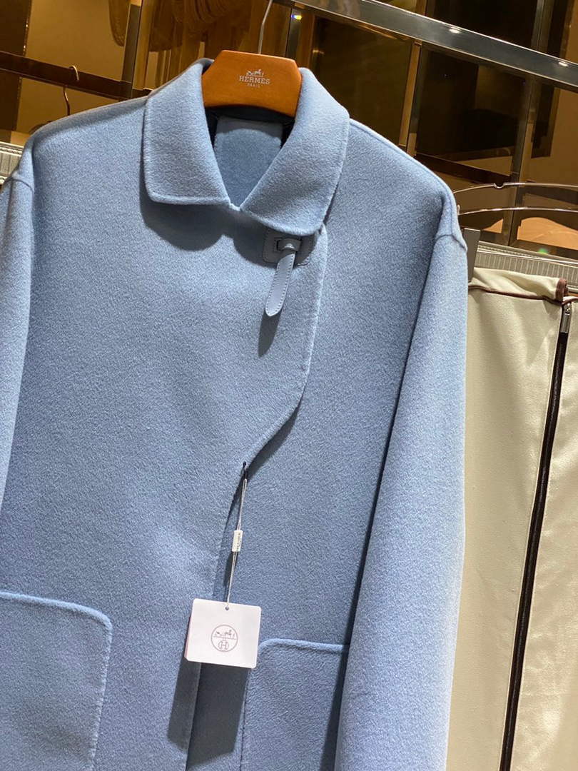 Hermes H2H0129DA0234 Women's Fashion Clothing Coat H33284