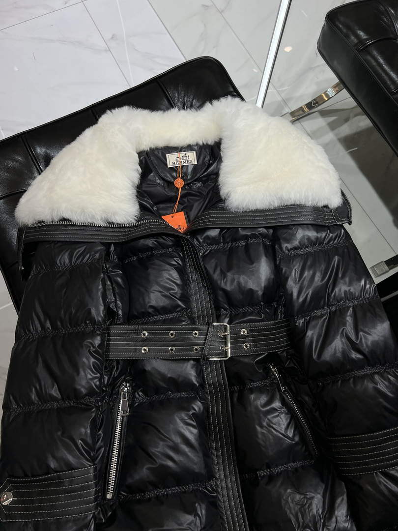 Hermes H2H4604DU02 Women's Fashion Clothing Down Coat H33268