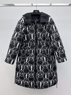 Hermes H2H4604DU02 Women's Fashion Clothing Reversible Puffer Coat H33266 - S - View 2