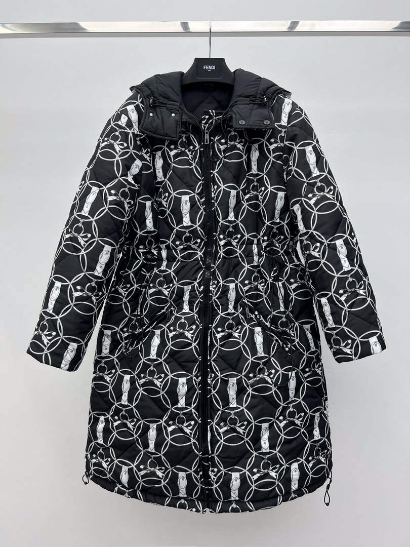 Hermes H2H4604DU02 Women's Fashion Clothing Reversible Puffer Coat H33266
