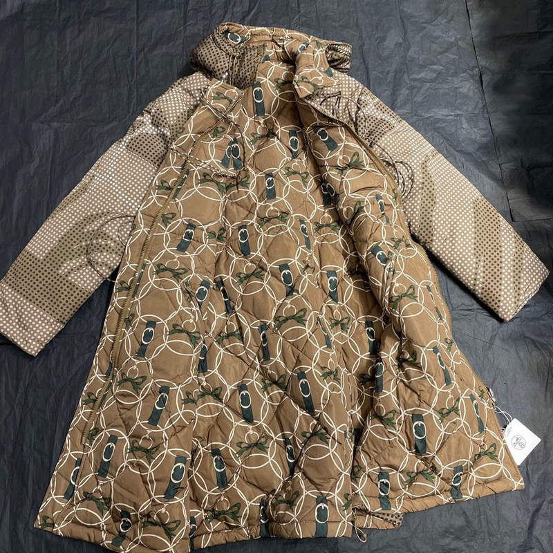 Hermes H2H4604DU02 Women's Fashion Clothing Reversible Puffer Coat H33267