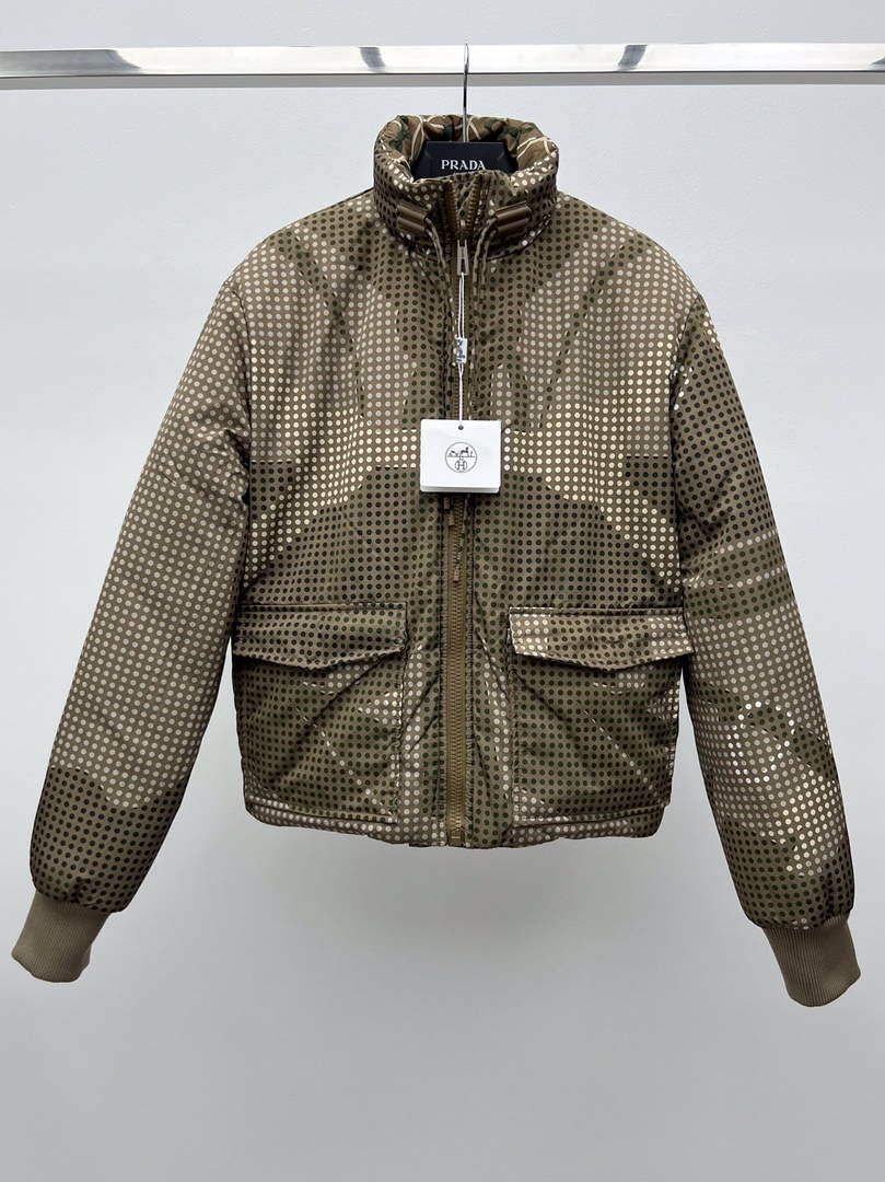Hermes H2H4604DU02 Women's Fashion Clothing Reversible Puffer Coat H33269