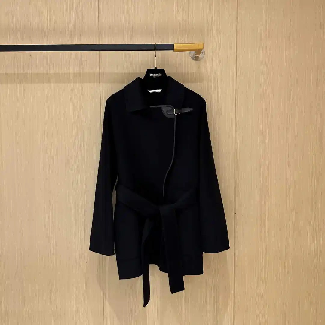 Hermes H4H0104DBMV32 Women Cashmere Coat H33330