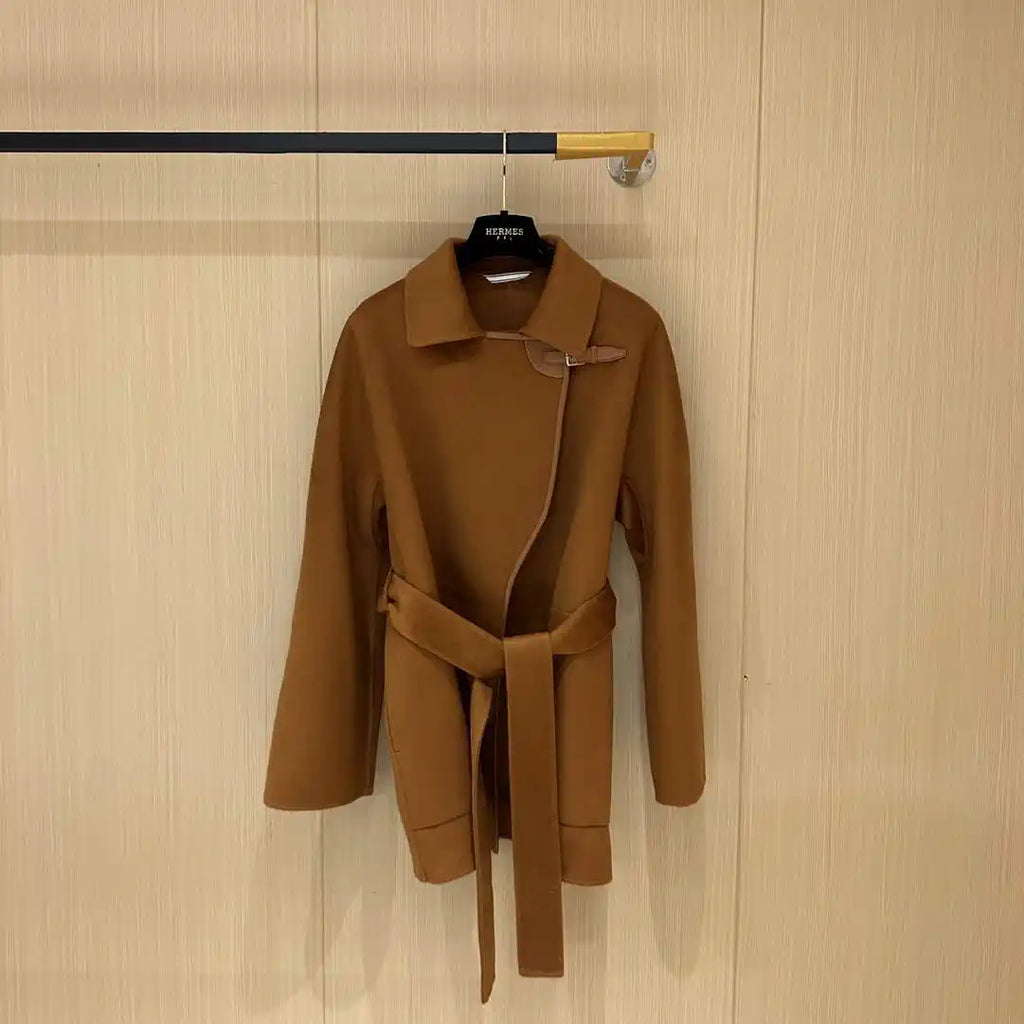 Hermes H4H0104DBMV32 Women Cashmere Coat H33331