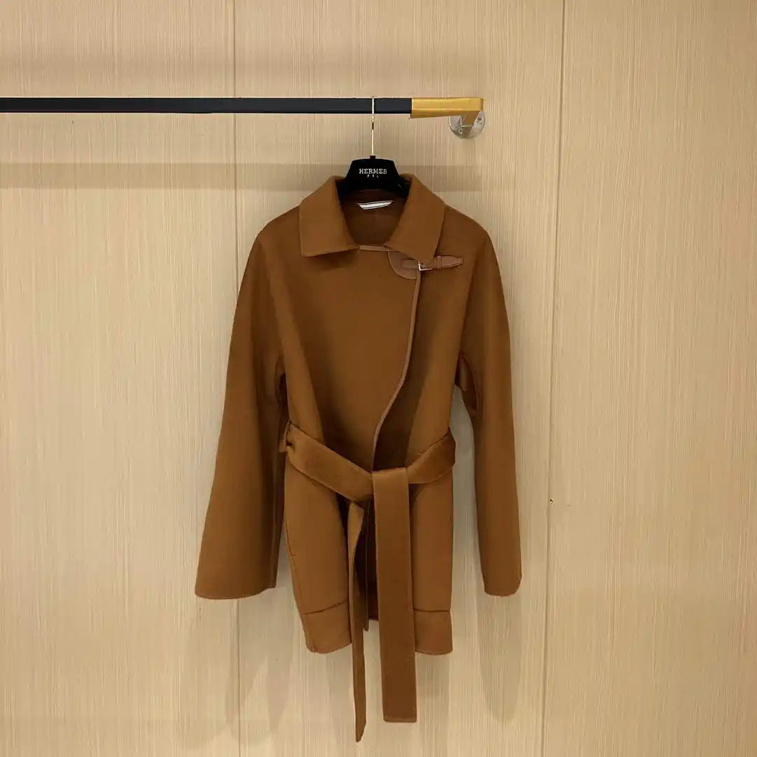 Hermes H4H0104DBMV32 Women Cashmere Coat H33331