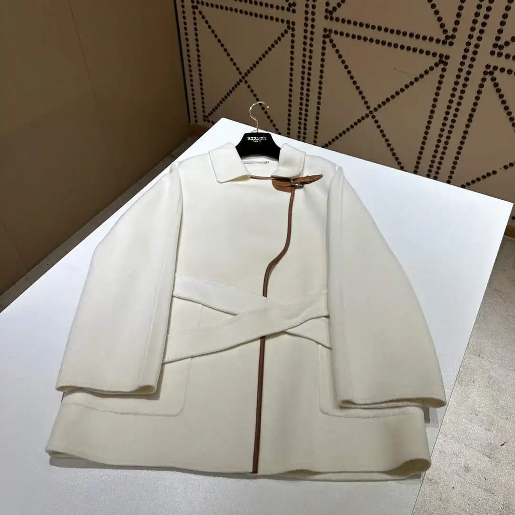 Hermes H4H0104DBMV32 Women Cashmere Coat H33332