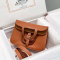 Hermes halzan 25 clemence stamp B Silver H98802 - Default Title - View 1