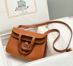 Hermes halzan 25 clemence stamp B Silver H98802 - Default Title - View 5