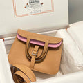 Hermes halzan 25 clemence stamp B Silver H98804 - Default Title - View 1