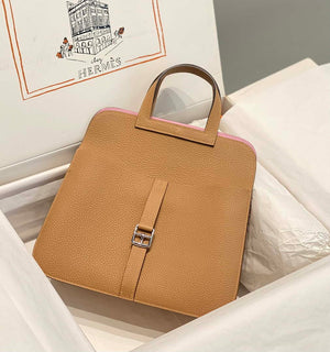 Hermes halzan 25 clemence stamp B Silver H98804 - Default Title - View 3