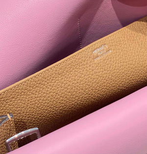 Hermes halzan 25 clemence stamp B Silver H98804 - Default Title - View 7
