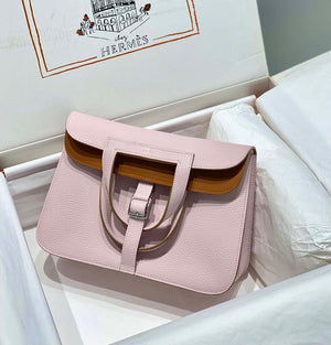Hermes halzan 25 clemence stamp B Silver H98805 - Default Title - View 1