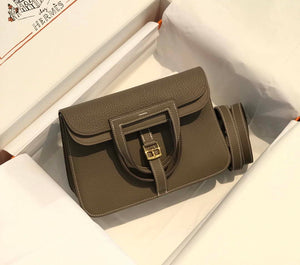 Hermes halzan clemence stamp B Gold H98808 - 22 cm - View 1